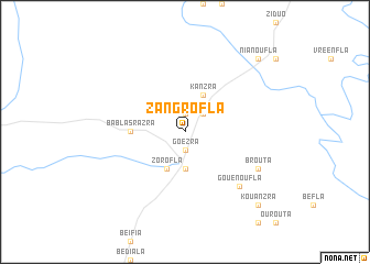 map of Zangrofla