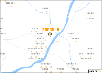 map of Zangula