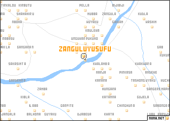 map of Zangulu Yusufu