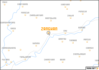 map of Zangwan