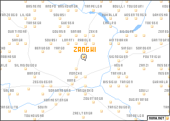 map of Zangwi