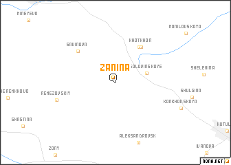 map of Zanina