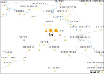 map of Zanino