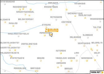 map of Zanino