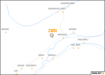 map of Zāni