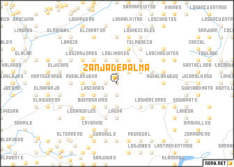 map of Zanja de Palma