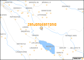 map of Zanjón de Antonio