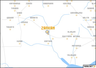 map of Zankam