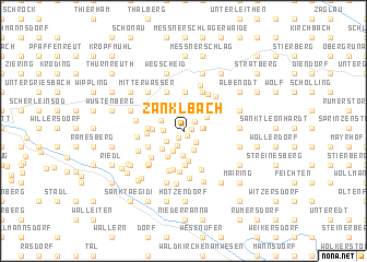 map of Zanklbach