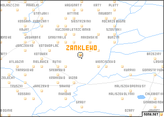 map of Zanklewo