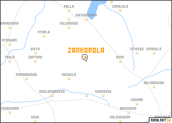 map of Zankorola