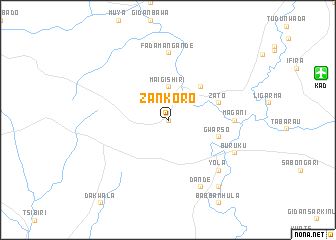 map of Zankoro