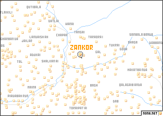 map of Zankor