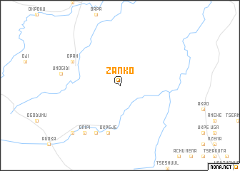 map of Zanko