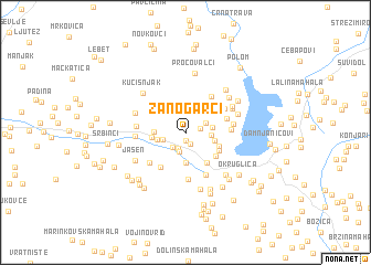 map of Zanogarci