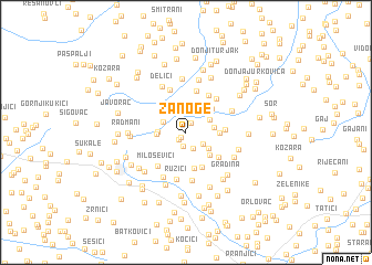 map of Zanoge