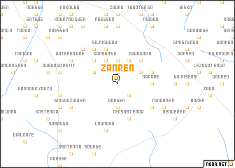 map of Zanren