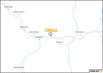 map of Zanuj