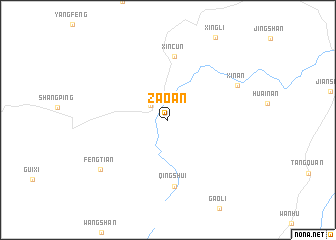 map of Zao\