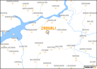 map of Zaodali