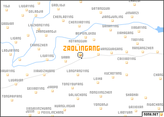 map of Zaolingang