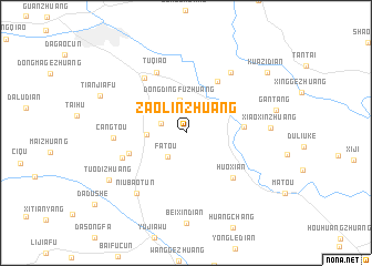 map of Zaolinzhuang