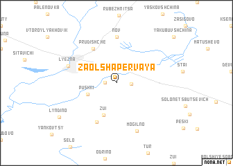 map of Zaolʼsha Pervaya