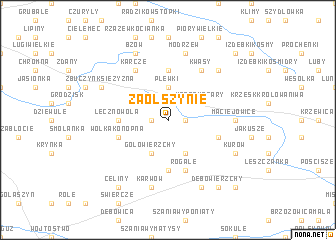 map of Zaolszynie