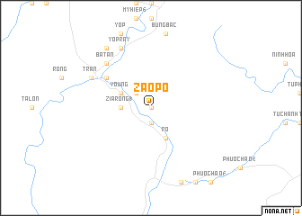 map of Zao Po