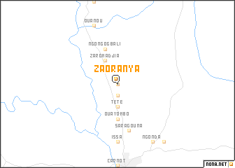 map of Zaoranya