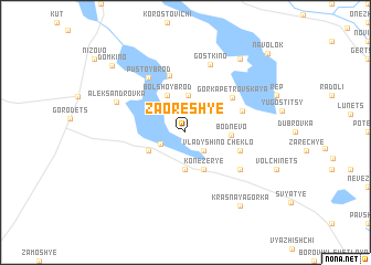 map of Zaoresh\