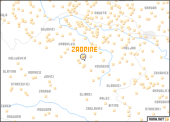 map of Zaorine