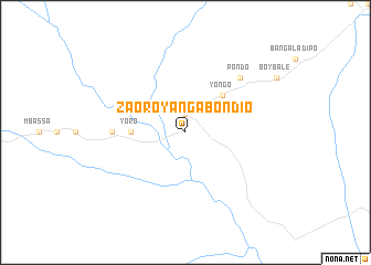 map of Zaoroyanga Bondio