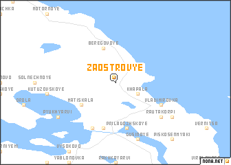 map of Zaostrov\