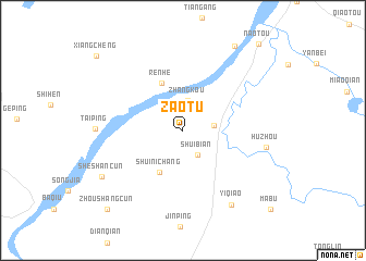 map of Zaotu