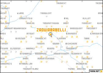 map of Zaouia Babelli