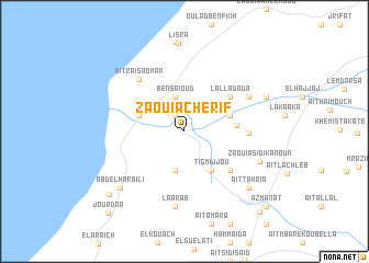 map of Zaouia Cherif