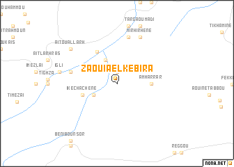 map of Zaouia el Kebira