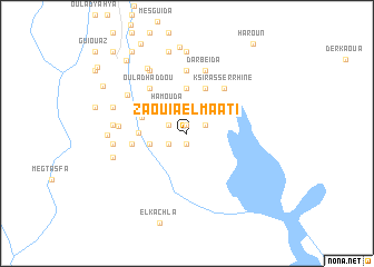 map of Zaouia el Maati