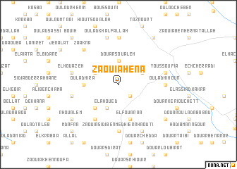 map of Zaouia Hena