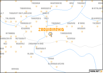 map of Zaouia Imrhid