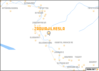 map of Zaouia Jilmesla