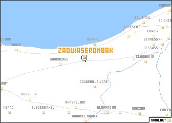 map of Zaouia Serombak