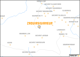 map of Zaouïa Sidi Ameur