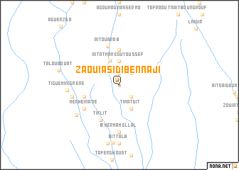 map of Zaouia Sidi Bennaji