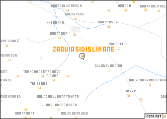 map of Zaouia Sidi Slimane