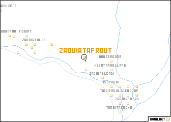 map of Zaouia Tafrout