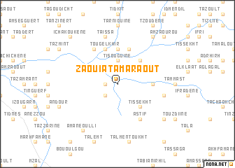 map of Zaouia Tamaraout