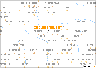 map of Zaouia Taouert