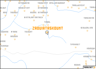 map of Zaouia Taskoumt